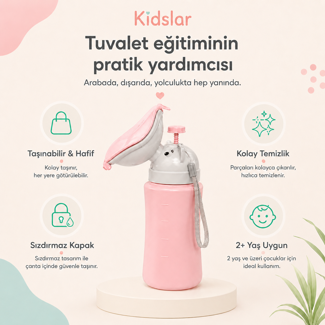 Kidslar Taşınabilir Çocuk Lazımlığı