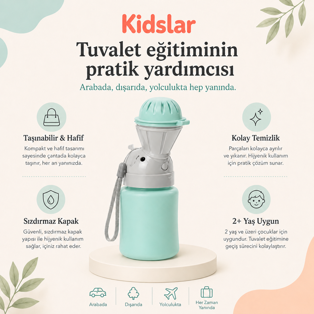 Kidslar Taşınabilir Çocuk Lazımlığı