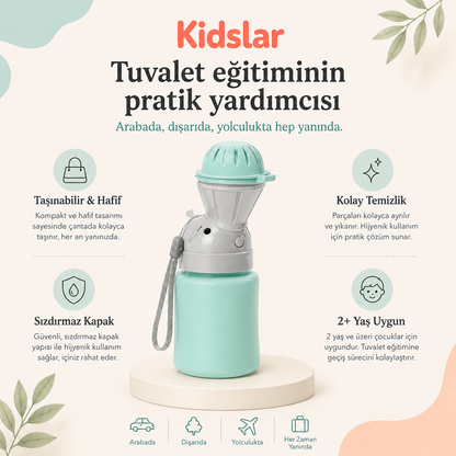 Kidslar Taşınabilir Çocuk Lazımlığı