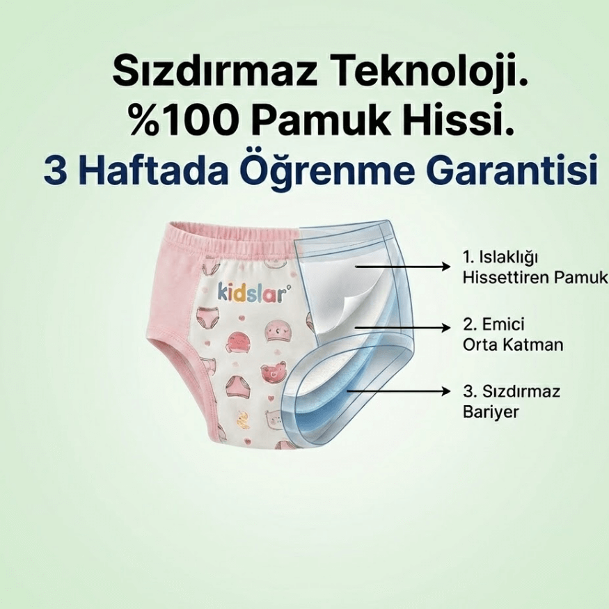 Kidslar® Tuvalet Alıştırma Külodu
