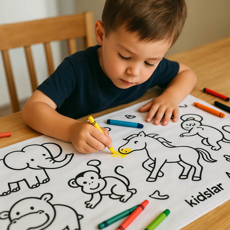 Kidslar®  Magic Paint - Yıkanabilir Çizim Halısı 100x150