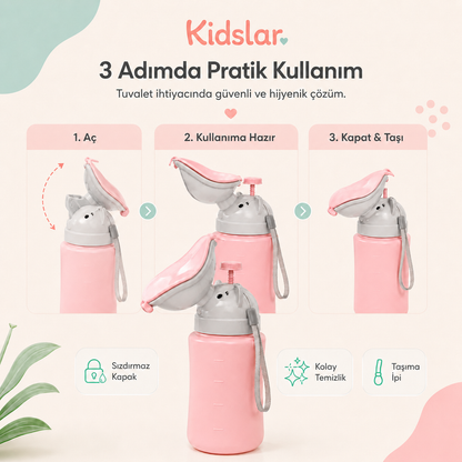 Kidslar Taşınabilir Çocuk Lazımlığı
